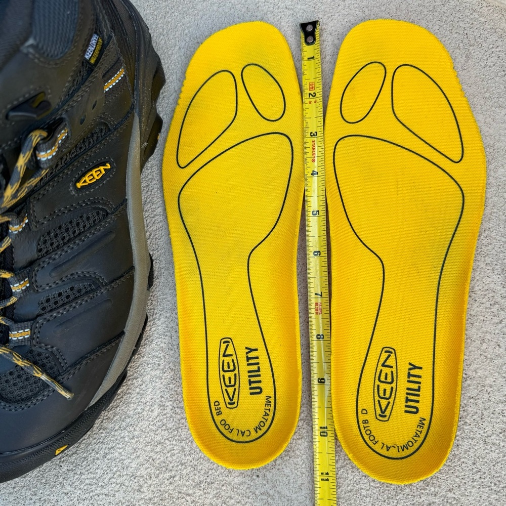 KEEN Lansing Mid Waterproof (Steel Toe) Utility Shoe Men’s Sz 9EE - Picture 8 of 9
